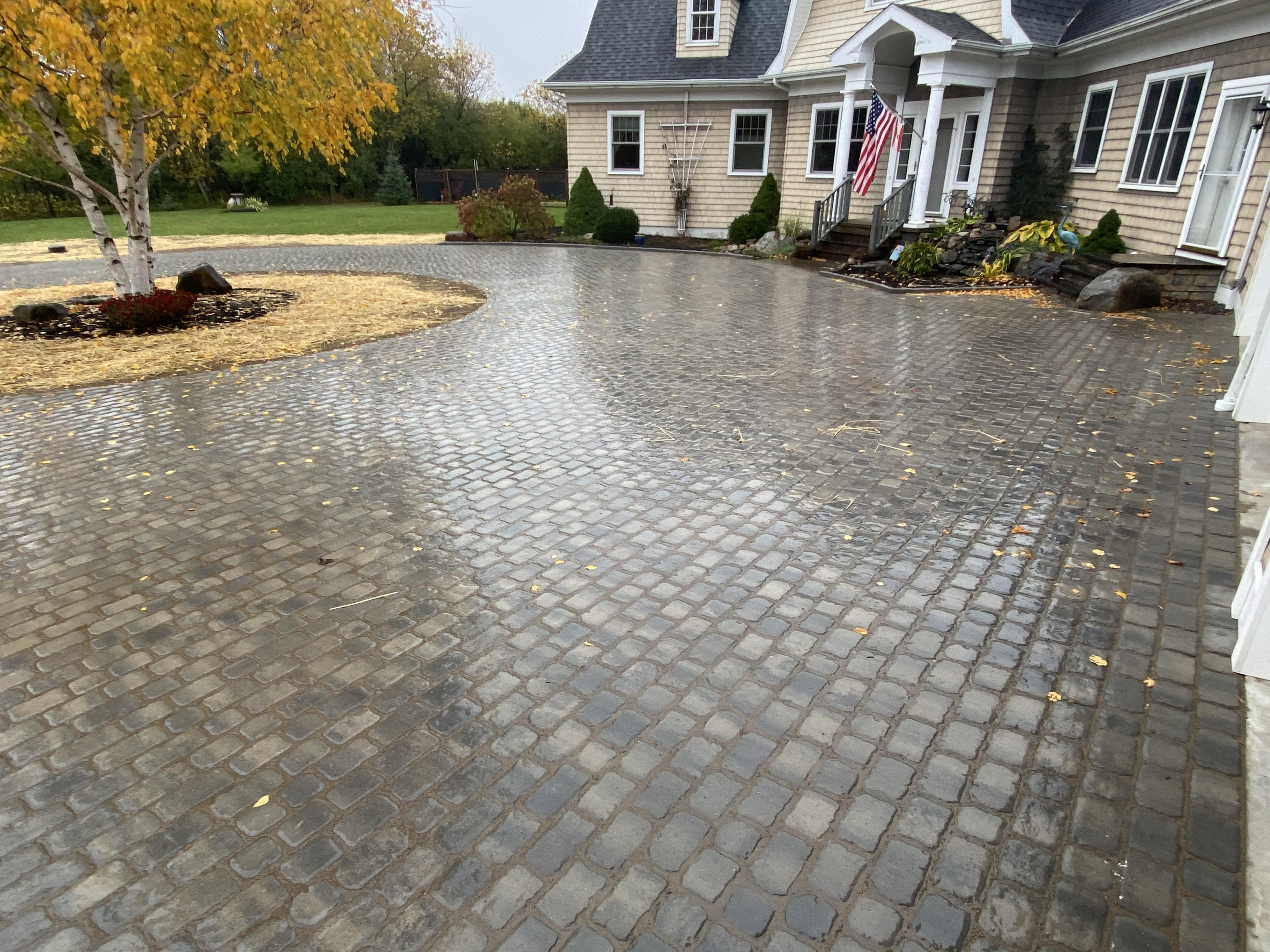 Cobblestone Paver Driveway